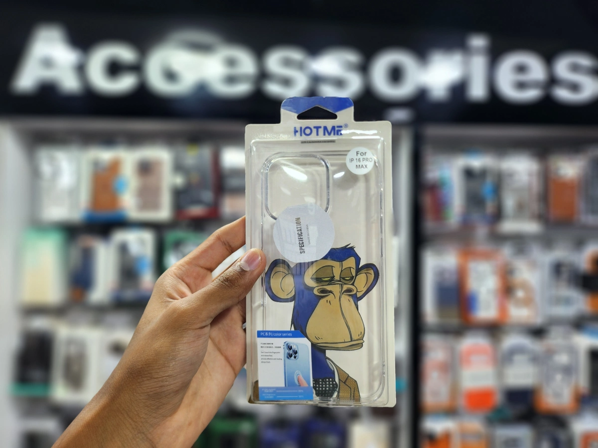 Apple Hotme Bored Ape Clear Case iPhone 16 Pro Max — Box Packed